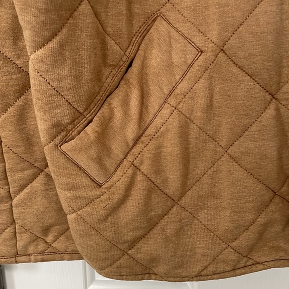 Bagatelle  French Terry Diamond Quilted Jacket  Sz Small - Picture 5 of 7